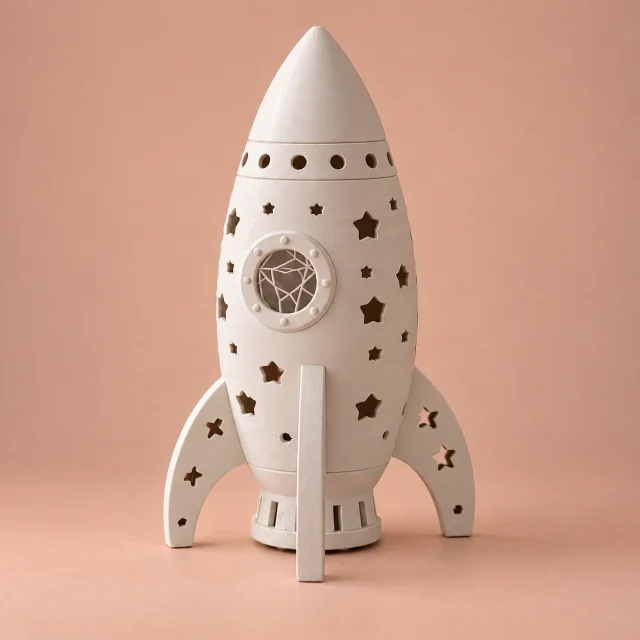 Raketen-Lampengehäuse