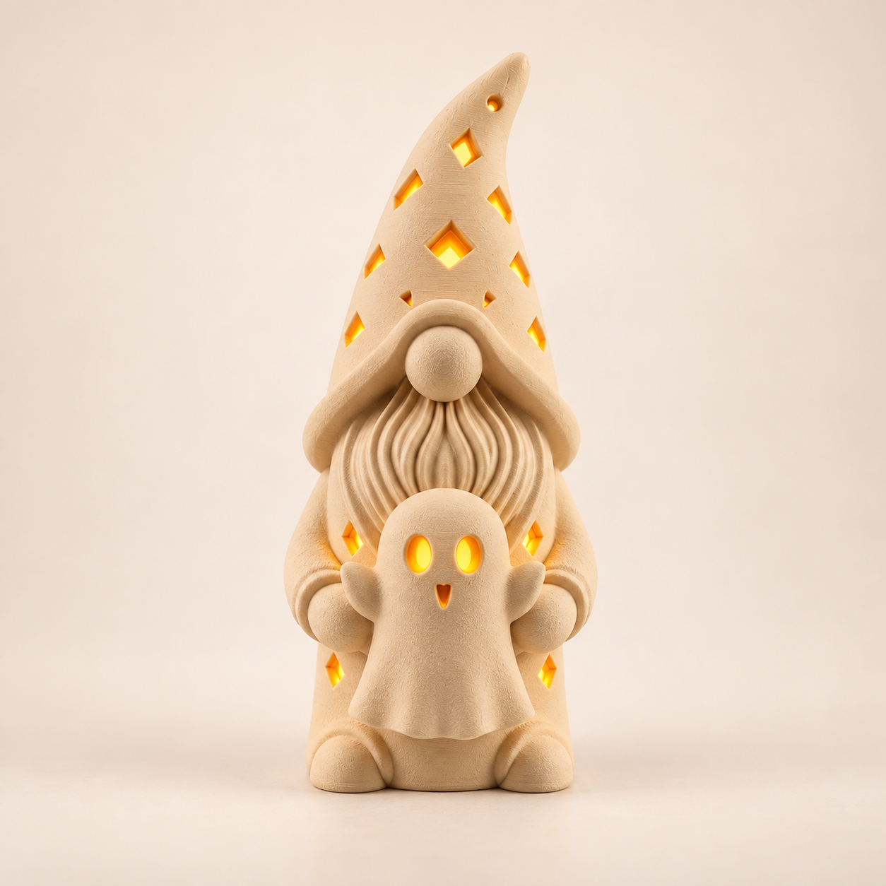 Wichtel-Lampengehäuse mit Geist