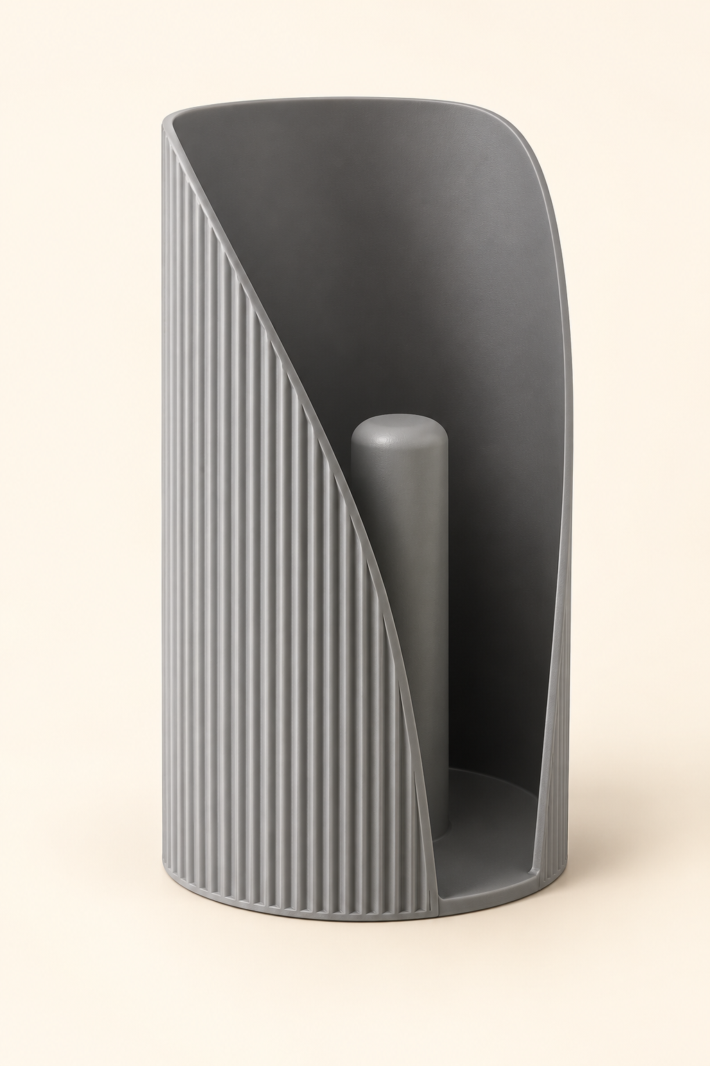 Küchenrollenhalter mit Rillen – 200 mm